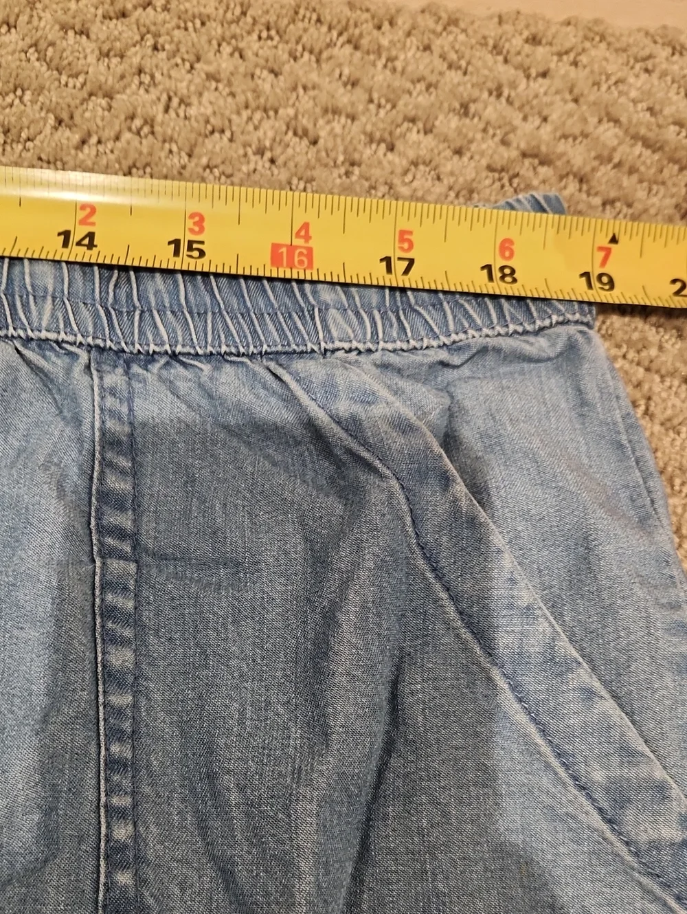 NEW Jones New York Light Blue Women's Drawstring Casual Shorts XL